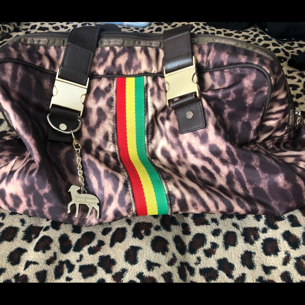 Open to offers! L.A.M.B. Leopard Rasta bag